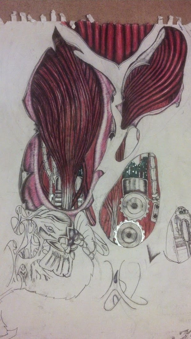 Biomechanical Koi — Color